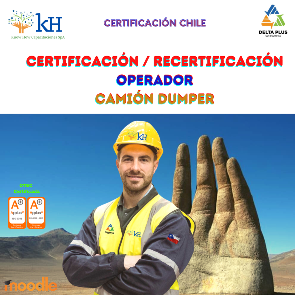 z. Certificación Operador Dumper Articulado KH Capacitaciones